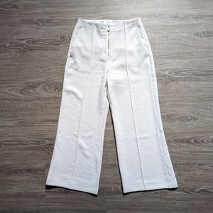 Wilfred Cropped Wide Leg Trousers | Cream